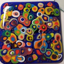 Faux Murrine coaster